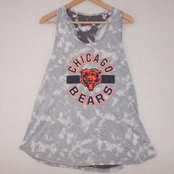NFL Team Apparel Tops - NEW NFL Teen Team Apparel Chicago Bears Tie Dye Tank Top Shirt Size XL 15/17